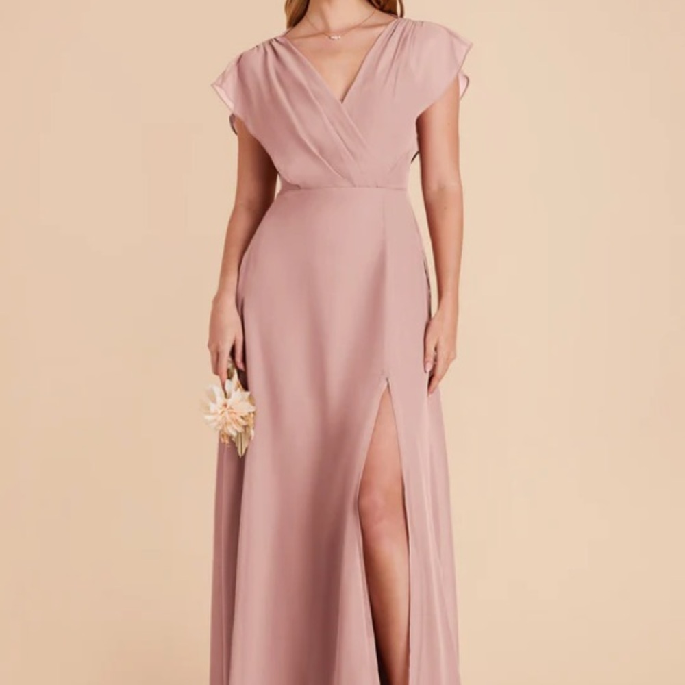 Violet Dress - Chiffon English Rose